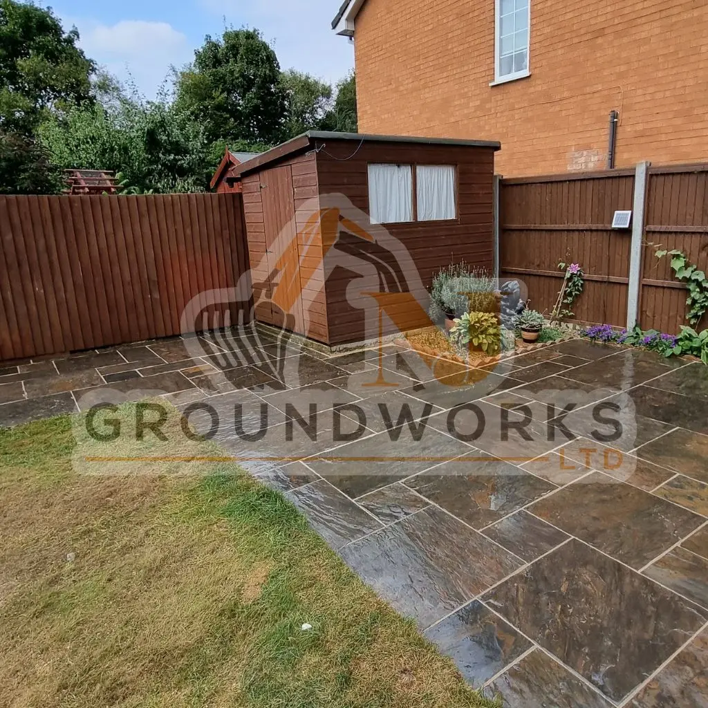 NJ groundworks porcelain patio paving slabs peterborough natural patio sandstone mix pack cheap block garden transformation cheap landscaping
