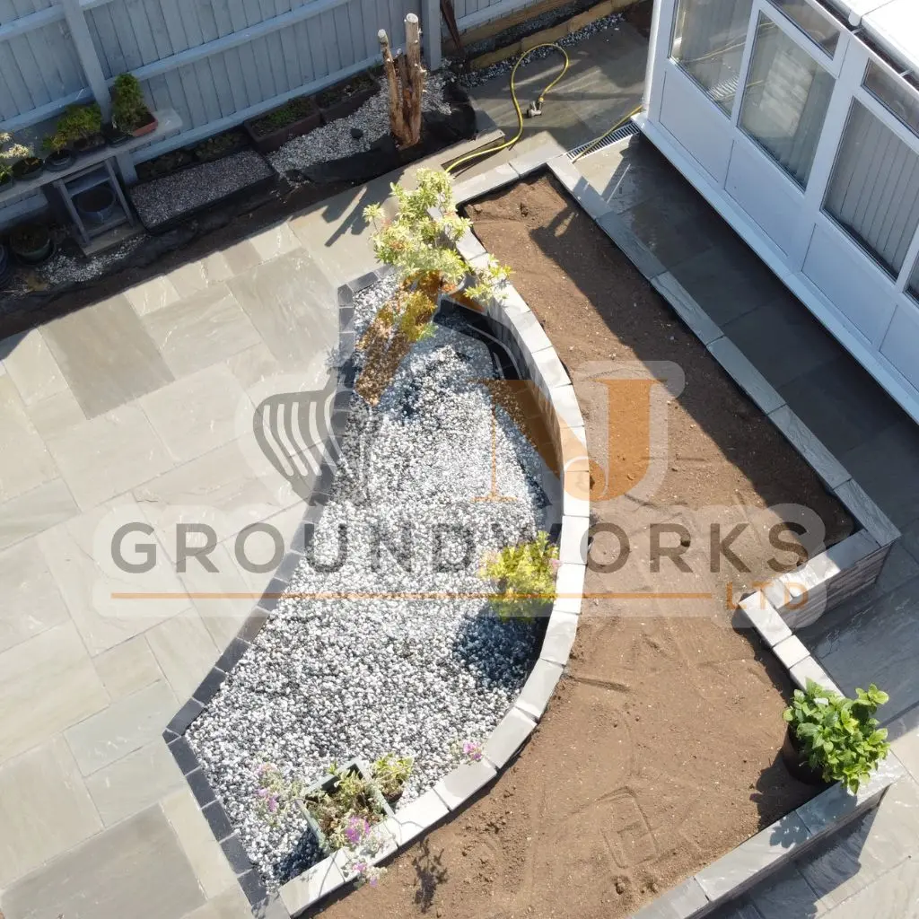 NJ groundworks porcelain patio paving slabs peterborough natural patio sandstone mix pack cheap block garden transformation cheap landscaping
