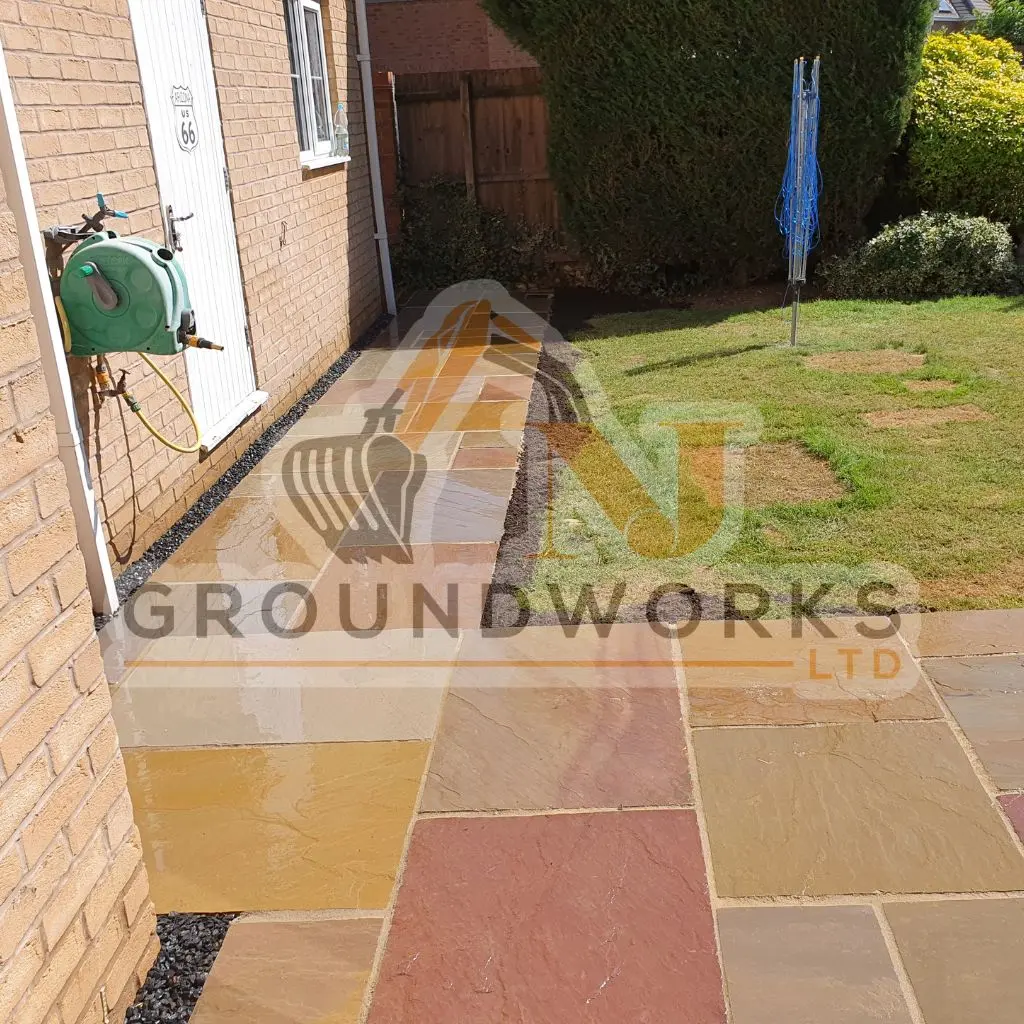 NJ groundworks porcelain patio paving slabs peterborough natural patio sandstone mix pack cheap block garden transformation cheap landscaping