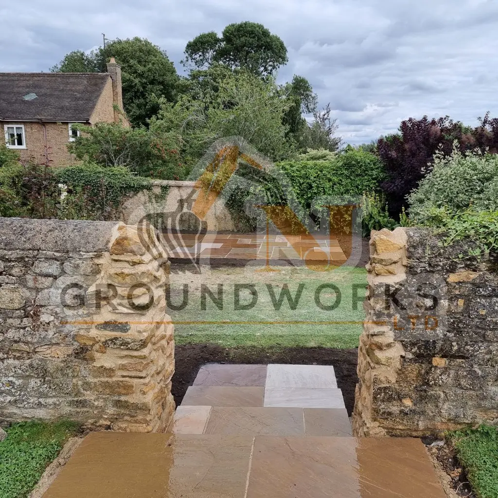 NJ groundworks porcelain patio paving slabs peterborough natural patio sandstone mix pack cheap block garden transformation cheap landscaping