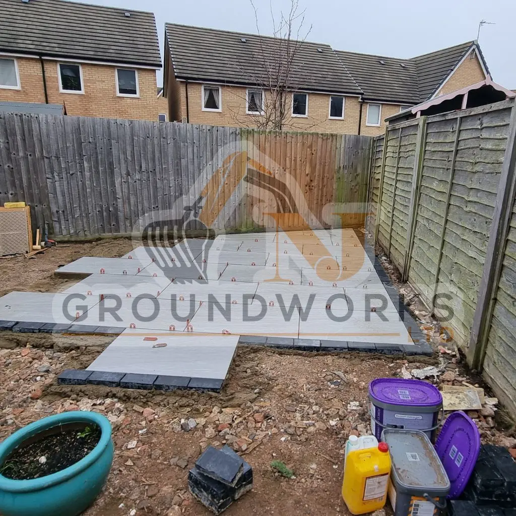 NJ groundworks porcelain patio paving slabs peterborough natural patio sandstone mix pack cheap block garden transformation cheap landscaping