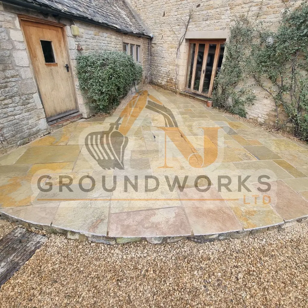 NJ groundworks porcelain patio paving slabs peterborough natural patio sandstone mix pack cheap block garden transformation cheap landscaping