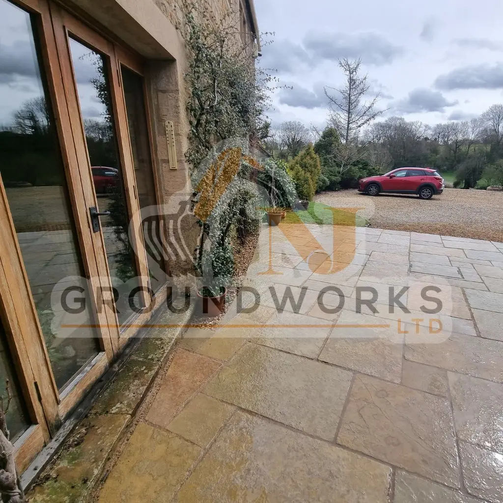 NJ groundworks porcelain patio paving slabs peterborough natural patio sandstone mix pack cheap block garden transformation cheap landscaping