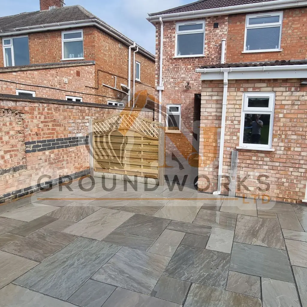 NJ groundworks porcelain patio paving slabs peterborough natural patio sandstone mix pack cheap block garden transformation cheap landscaping