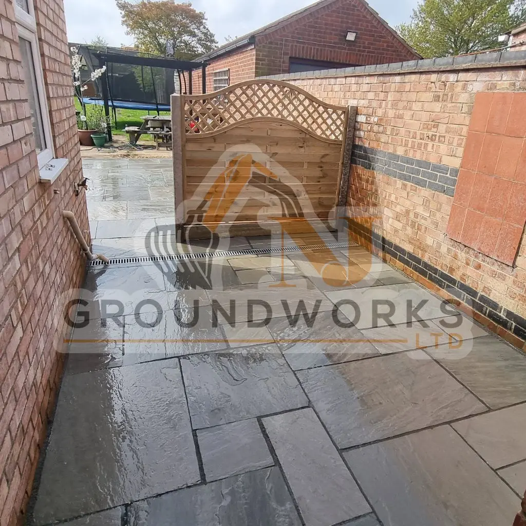 NJ groundworks porcelain patio paving slabs peterborough natural patio sandstone mix pack cheap block garden transformation cheap landscaping