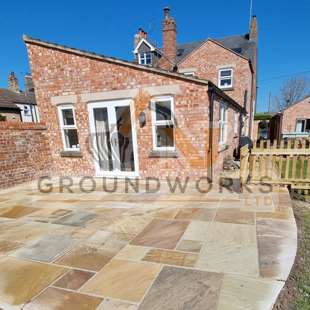 NJ groundworks porcelain patio paving slabs peterborough natural patio sandstone mix pack cheap block garden transformation cheap landscaping