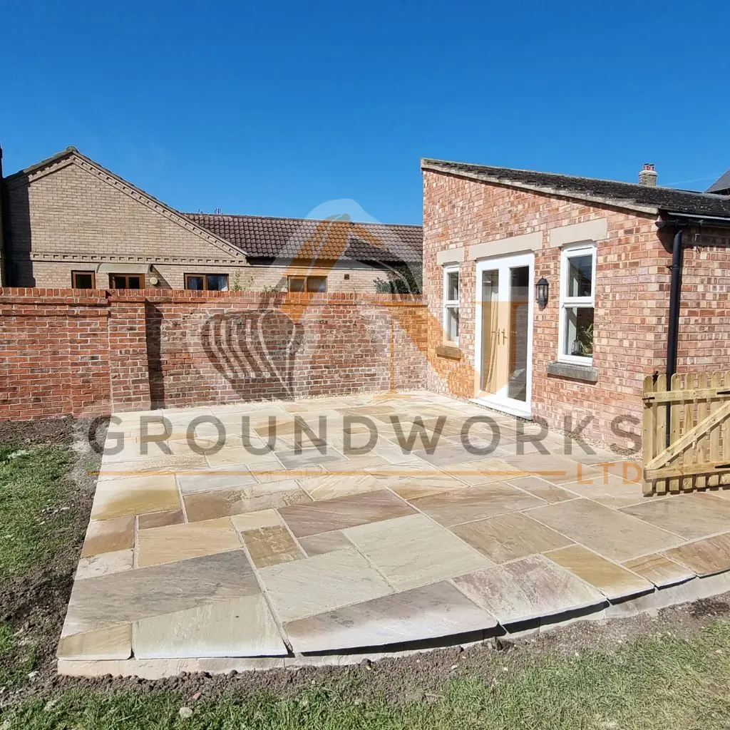 NJ groundworks porcelain patio paving slabs peterborough natural patio sandstone mix pack cheap block garden transformation cheap landscaping