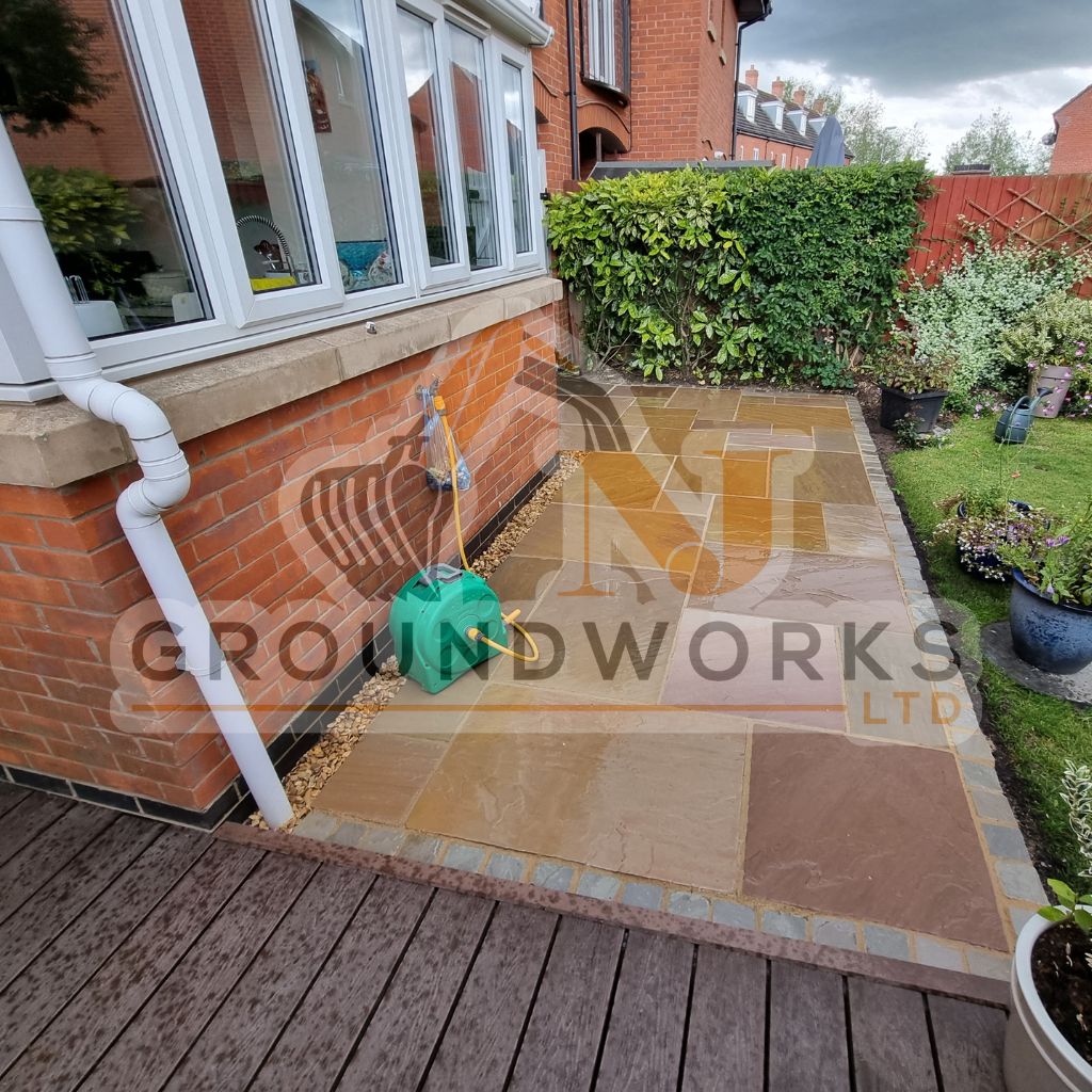 NJ groundworks porcelain patio paving slabs peterborough natural patio sandstone mix pack cheap block garden transformation cheap landscaping
