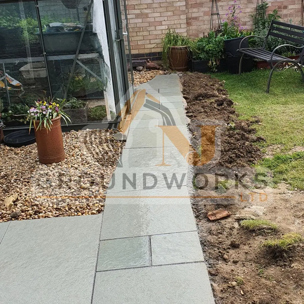 NJ groundworks porcelain patio paving slabs peterborough natural patio sandstone mix pack cheap block garden transformation cheap landscaping