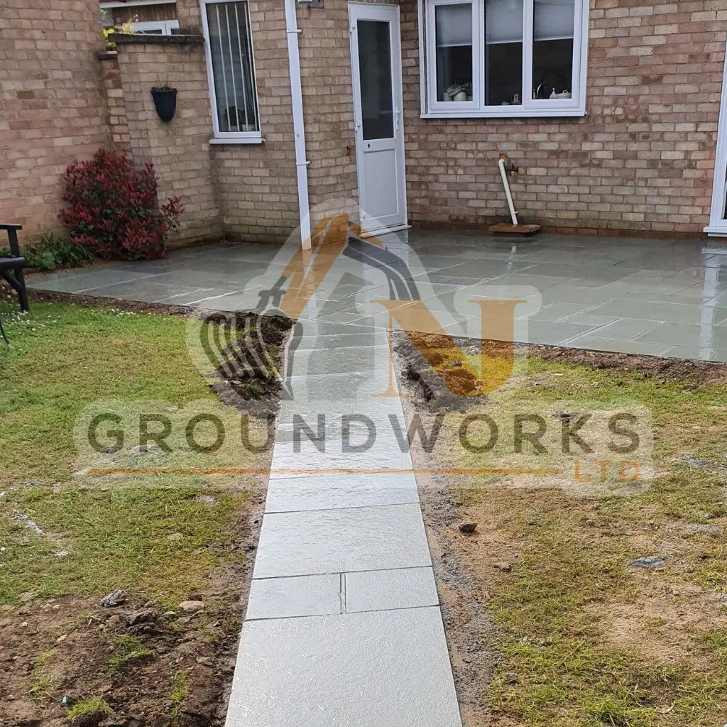 NJ groundworks porcelain patio paving slabs peterborough natural patio sandstone mix pack cheap block garden transformation cheap landscaping