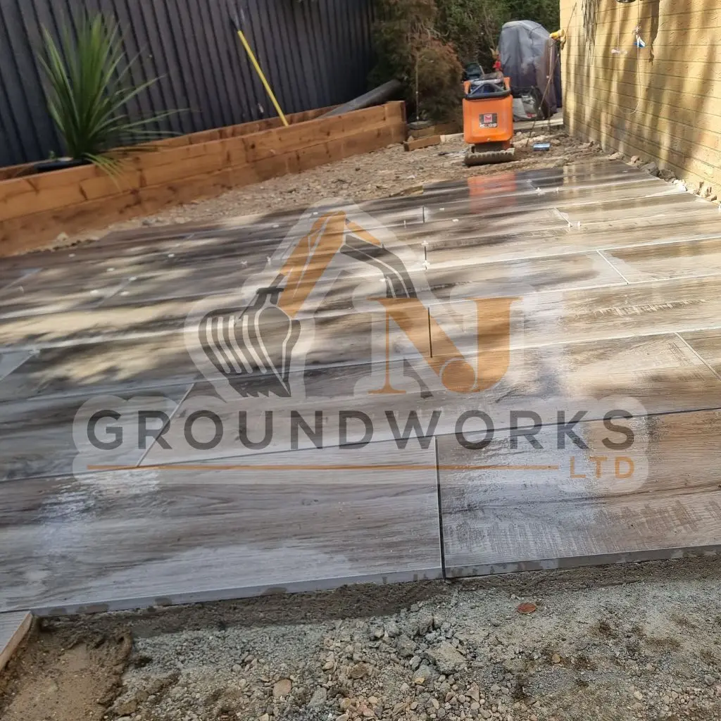NJ groundworks porcelain patio paving slabs peterborough natural patio sandstone mix pack cheap block garden transformation cheap landscaping