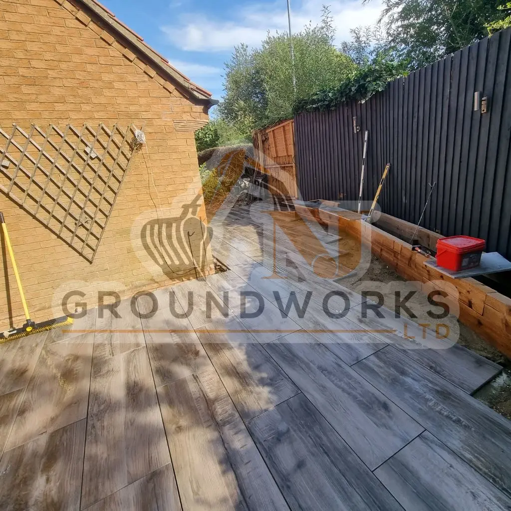 NJ groundworks porcelain patio paving slabs peterborough natural patio sandstone mix pack cheap block garden transformation cheap landscaping