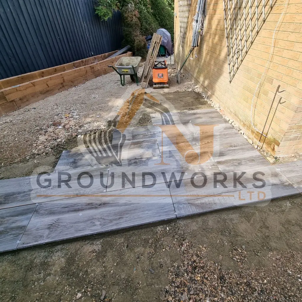 NJ groundworks porcelain patio paving slabs peterborough natural patio sandstone mix pack cheap block garden transformation cheap landscaping