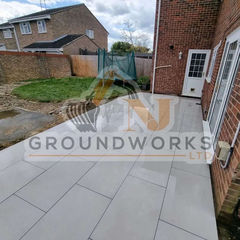 NJ groundworks porcelain patio paving slabs peterborough natural patio sandstone mix pack cheap block garden transformation cheap landscaping