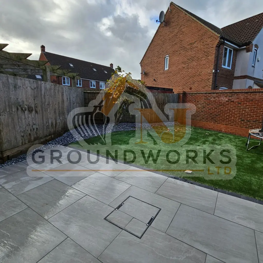 NJ groundworks porcelain patio paving slabs peterborough natural patio sandstone mix pack cheap block garden transformation cheap landscaping