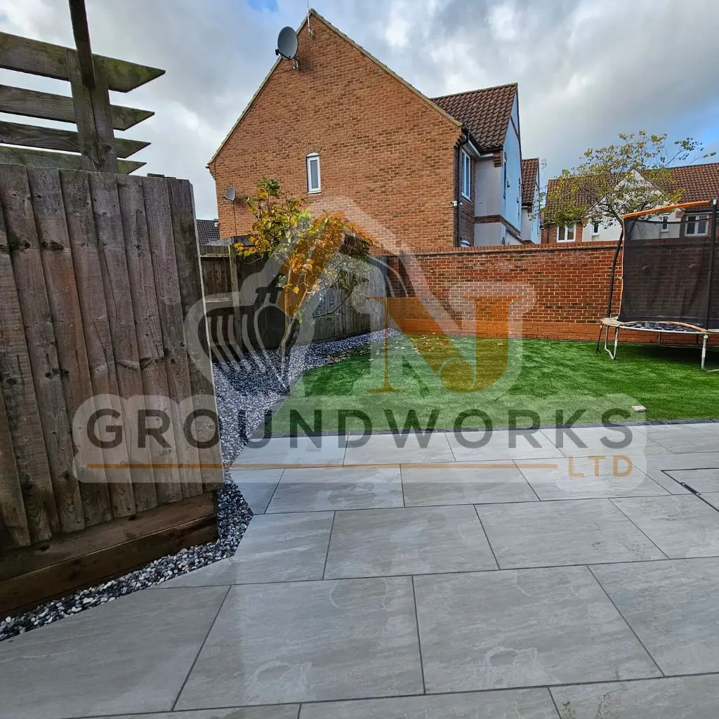 NJ groundworks porcelain patio paving slabs peterborough natural patio sandstone mix pack cheap block garden transformation cheap landscaping