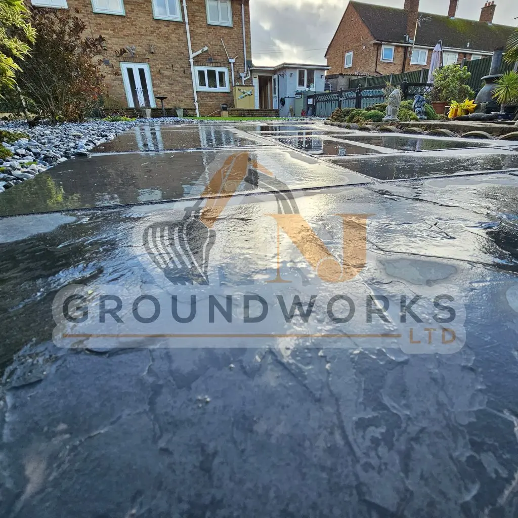 NJ groundworks porcelain patio paving slabs peterborough natural patio sandstone mix pack cheap block garden transformation cheap landscaping
