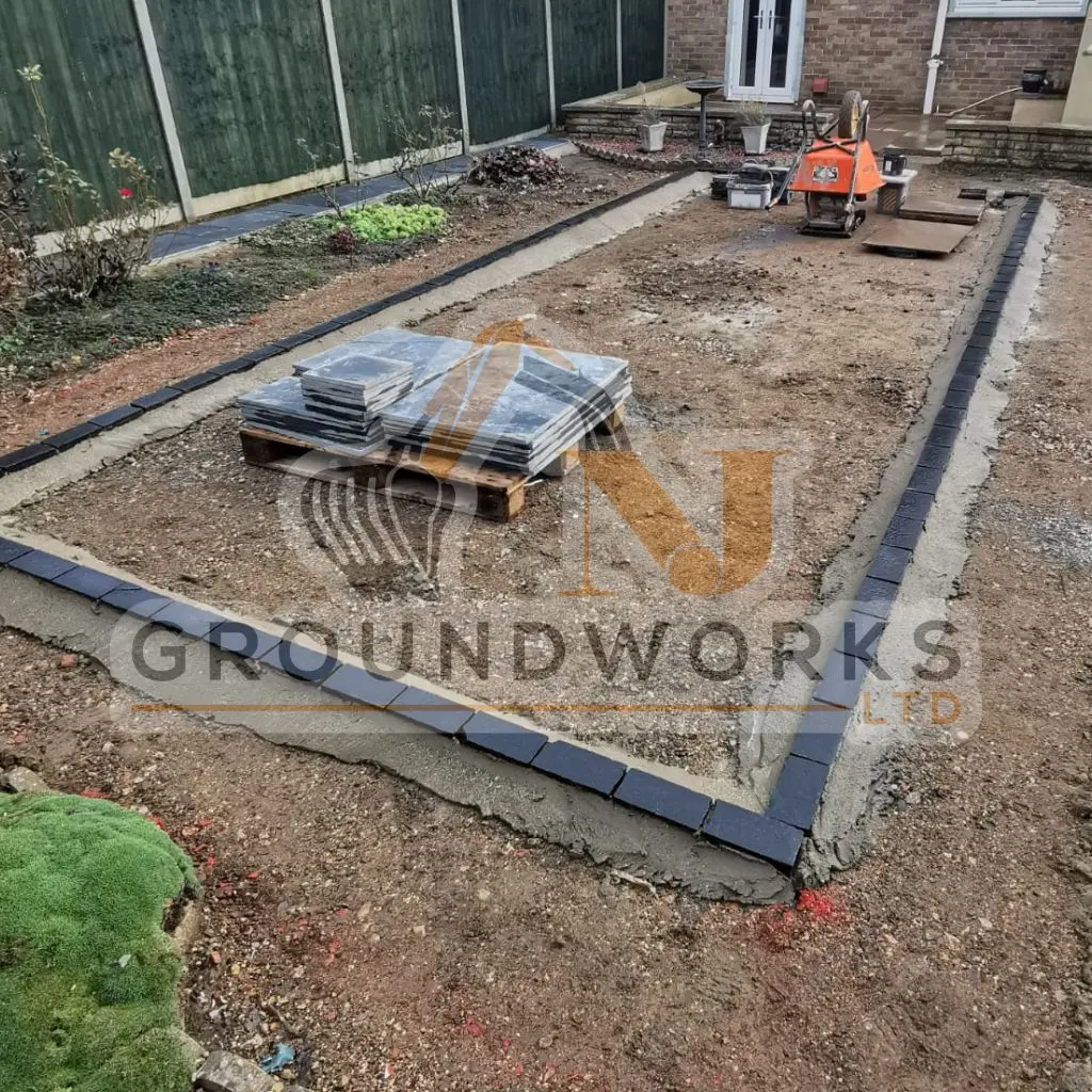 NJ groundworks porcelain patio paving slabs peterborough natural patio sandstone mix pack cheap block garden transformation cheap landscaping