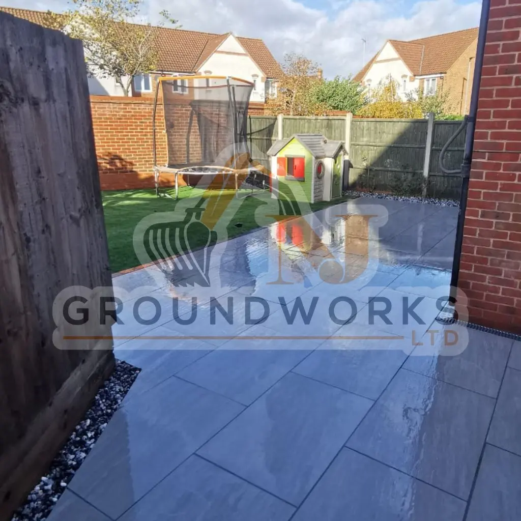 NJ groundworks porcelain patio paving slabs peterborough natural patio sandstone mix pack cheap block garden transformation cheap landscaping