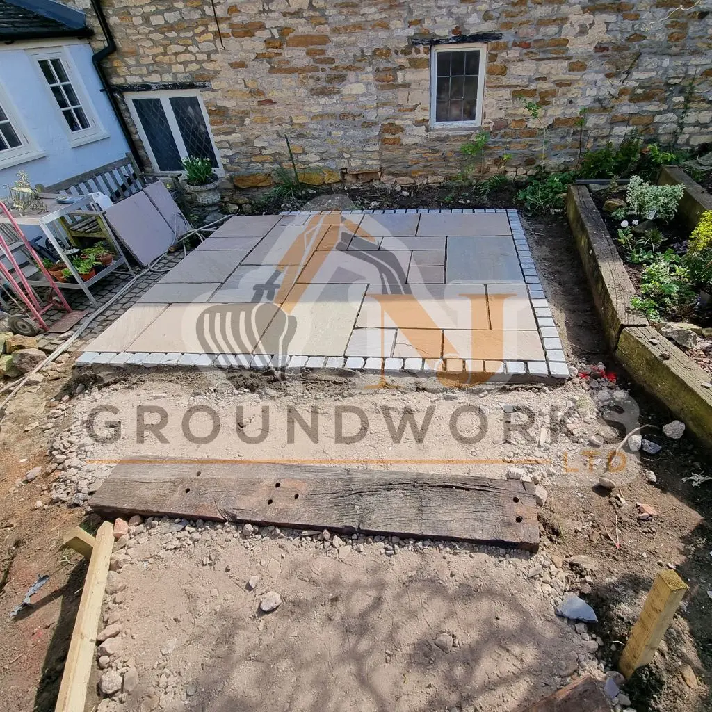 NJ groundworks porcelain patio paving slabs peterborough natural patio sandstone mix pack cheap block garden transformation cheap landscaping