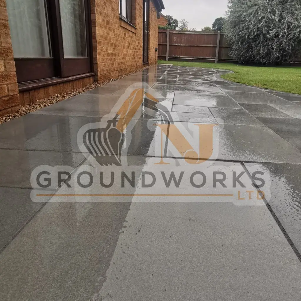 NJ groundworks porcelain patio paving slabs peterborough natural patio sandstone mix pack cheap block garden transformation cheap landscaping