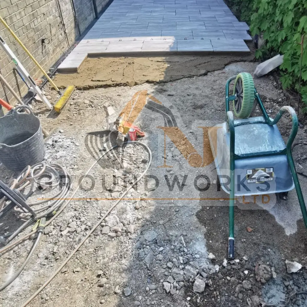 NJ groundworks porcelain patio paving slabs peterborough natural patio sandstone mix pack cheap block garden transformation cheap landscaping