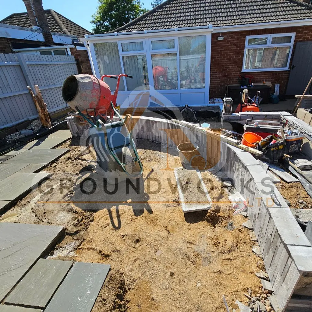 NJ groundworks porcelain patio paving slabs peterborough natural patio sandstone mix pack cheap block garden transformation cheap landscaping