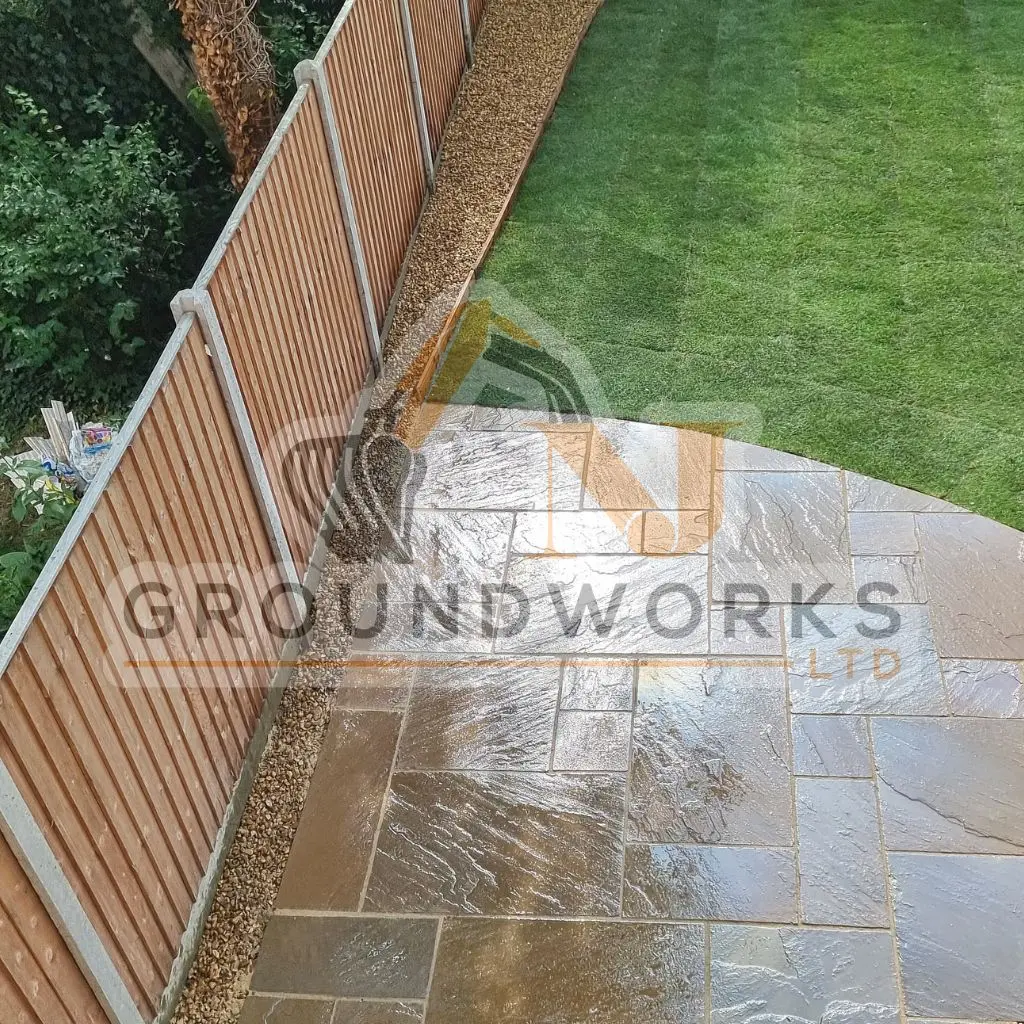 NJ groundworks porcelain patio paving slabs peterborough natural patio sandstone mix pack cheap block garden transformation cheap landscaping