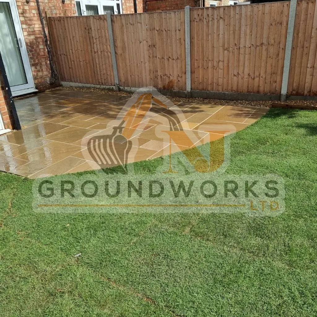 NJ groundworks porcelain patio paving slabs peterborough natural patio sandstone mix pack cheap block garden transformation cheap landscaping