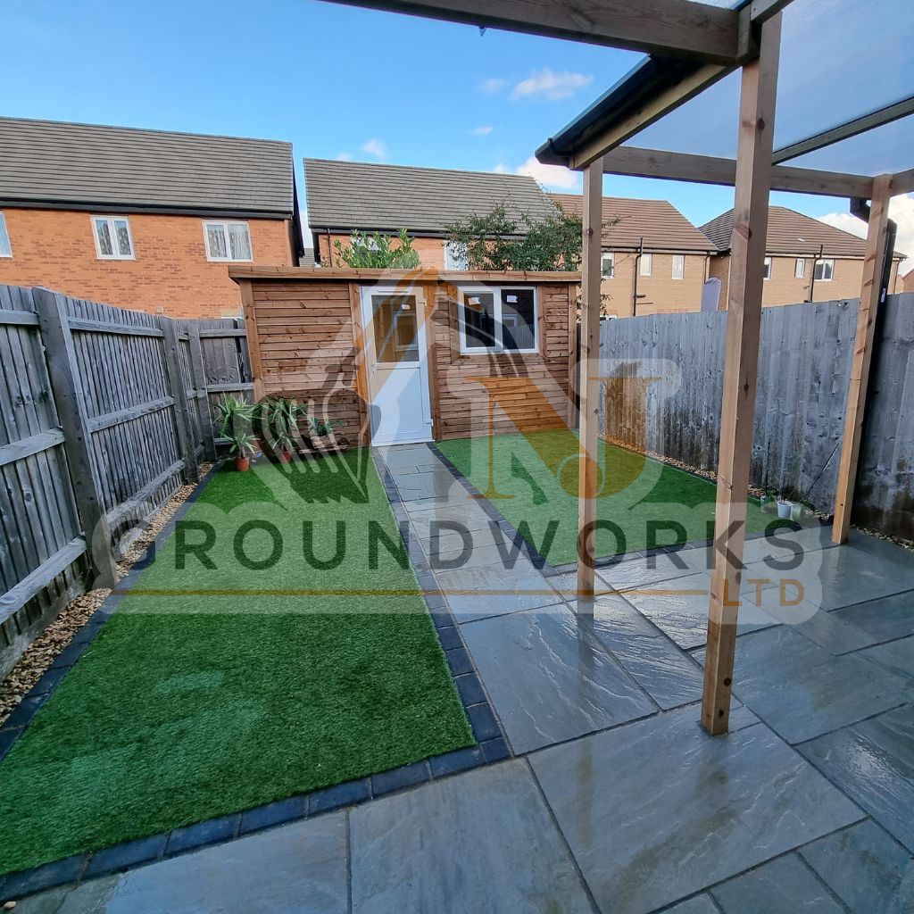 NJ groundworks porcelain patio paving slabs peterborough natural patio sandstone mix pack cheap block garden transformation cheap landscaping