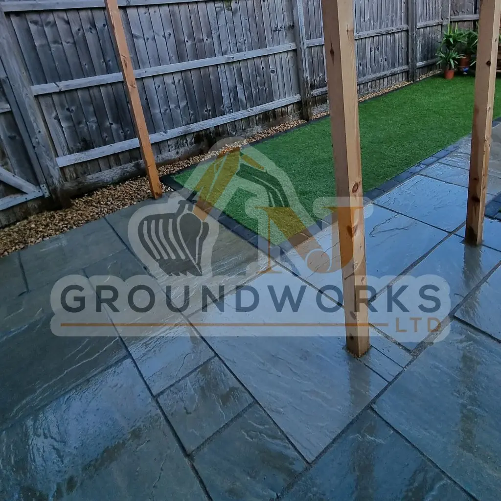 NJ groundworks porcelain patio paving slabs peterborough natural patio sandstone mix pack cheap block garden transformation cheap landscaping