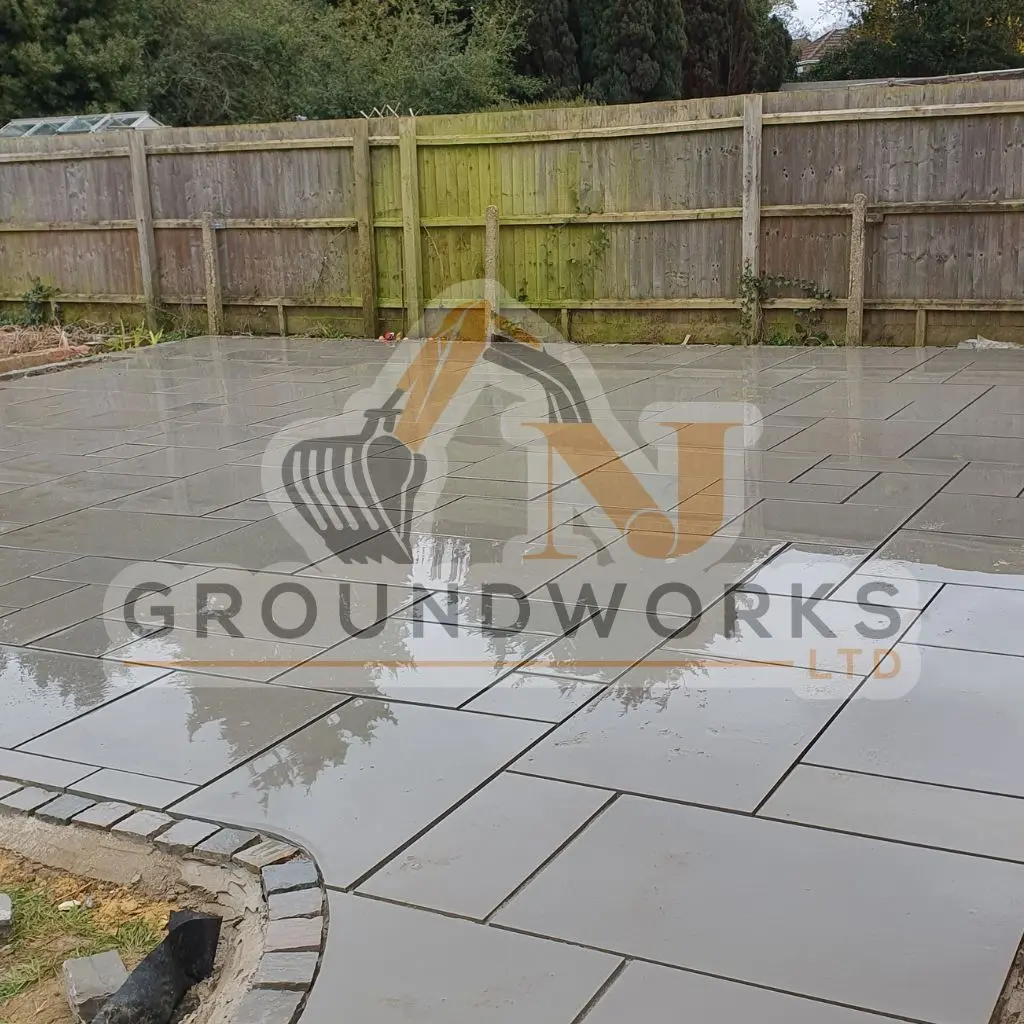 NJ groundworks porcelain patio paving slabs peterborough natural patio sandstone mix pack cheap block garden transformation cheap landscaping