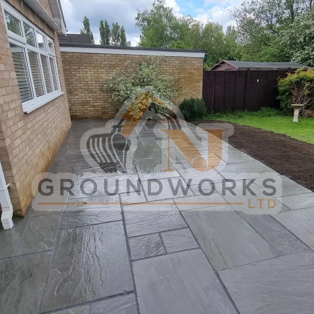 NJ groundworks porcelain patio paving slabs peterborough natural patio sandstone mix pack cheap block garden transformation cheap landscaping