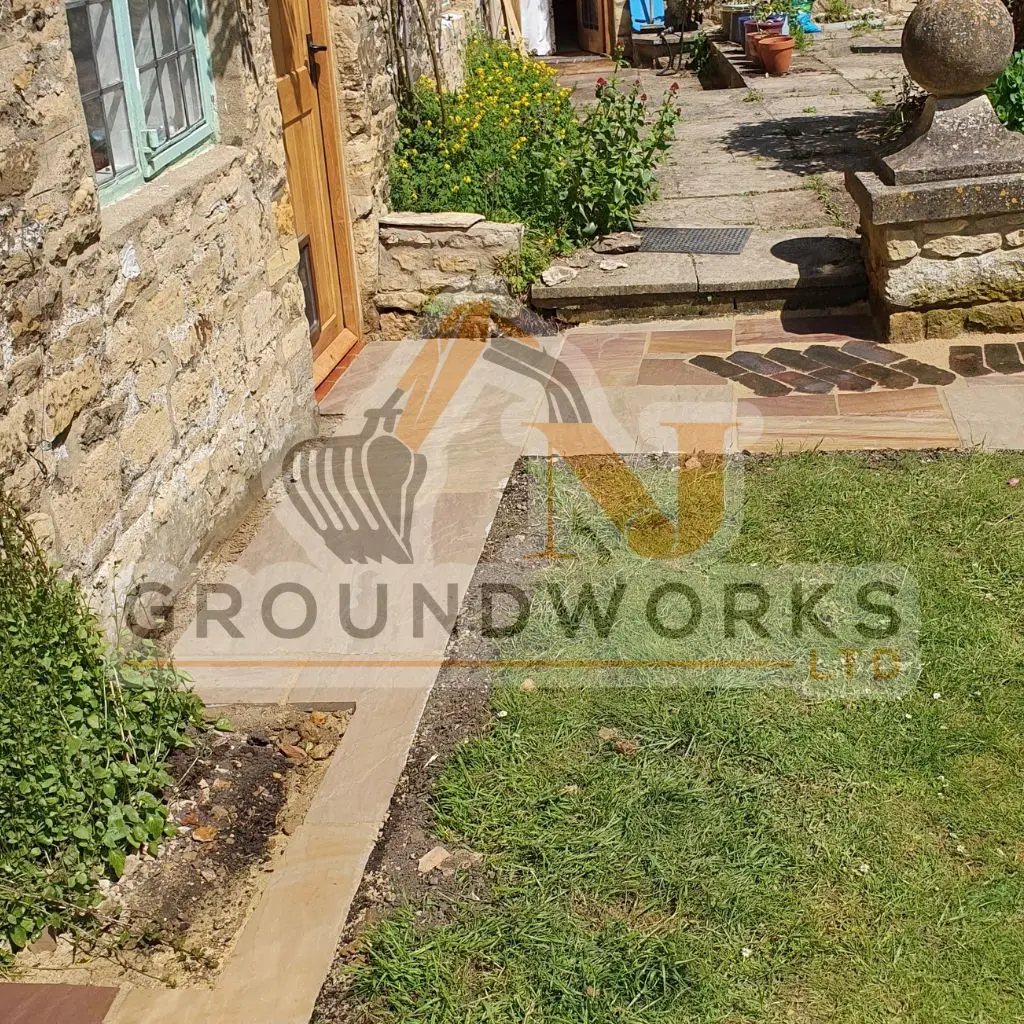 NJ groundworks porcelain patio paving slabs peterborough natural patio sandstone mix pack cheap block garden transformation cheap landscaping