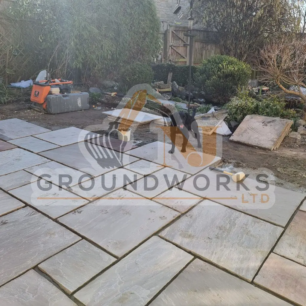 NJ groundworks porcelain patio paving slabs peterborough natural patio sandstone mix pack cheap block garden transformation cheap landscaping